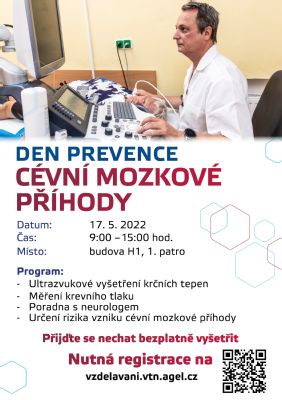 Na Den prevence cévní mozkové příhody Nemocnice AGEL Ostrava-Vítkovice připravuje bezplatná vyšetření