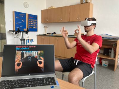 Virtuální realita nově pomáhá pacientům rehabilitačního oddělení Nemocnice AGEL Ostrava-Vítkovice