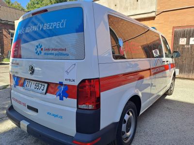 Nová sanitka dopravní služby Nemocnice AGEL Ostrava-Vítkovice
